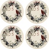 Lenox 6049837 Winter Greetings Mug, Christmas & Holiday Drinkware(Salad Plates  Set of 4)