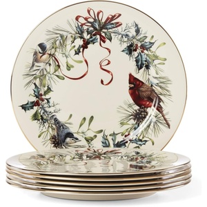 Lenox 6049837 Winter Greetings Mug, Christmas & Holiday Drinkware(Dinner Plates  Set of 6)
