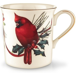 Lenox 6049837 Winter Greetings Mug, Christmas & Holiday Drinkware(Mug  Cardinal)