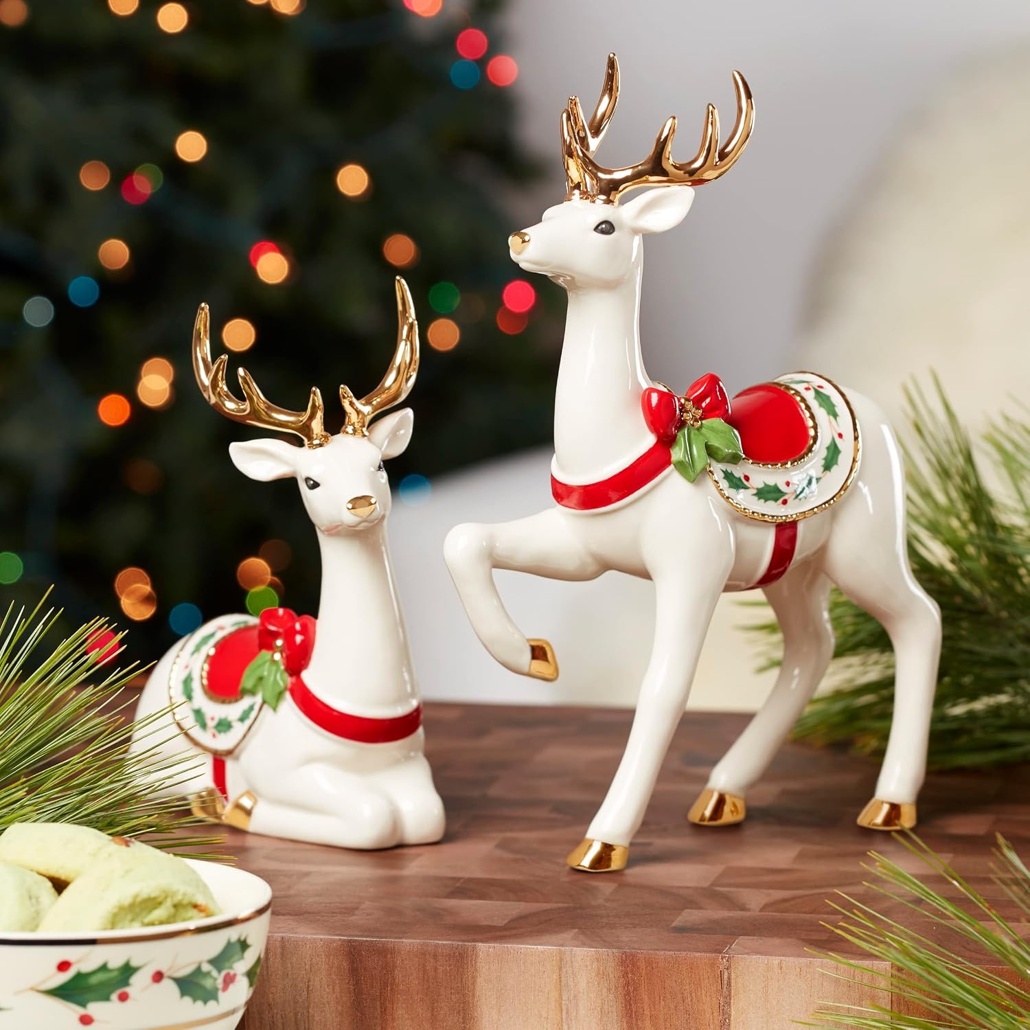 image:imageLenox 894972 Standing Reindeer Figurine Christmas amp Holiday DecorStanding Reindeer