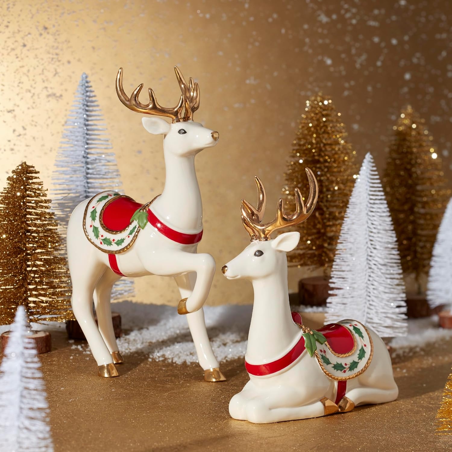 image:imageLenox 894972 Standing Reindeer Figurine Christmas amp Holiday DecorStanding Reindeer