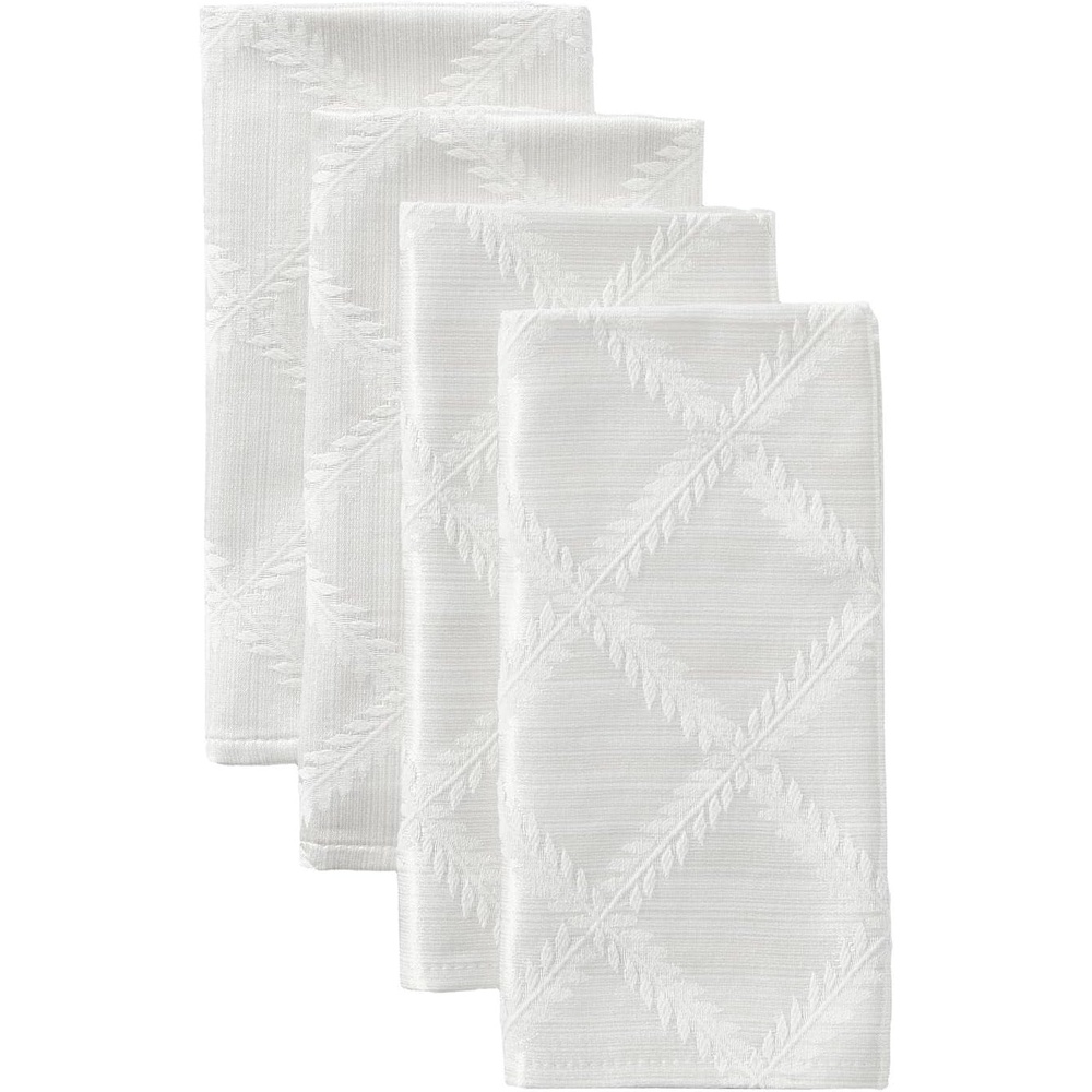 image:imageLenox Laurel Leaf Set of 4 Napkins WhiteWhite