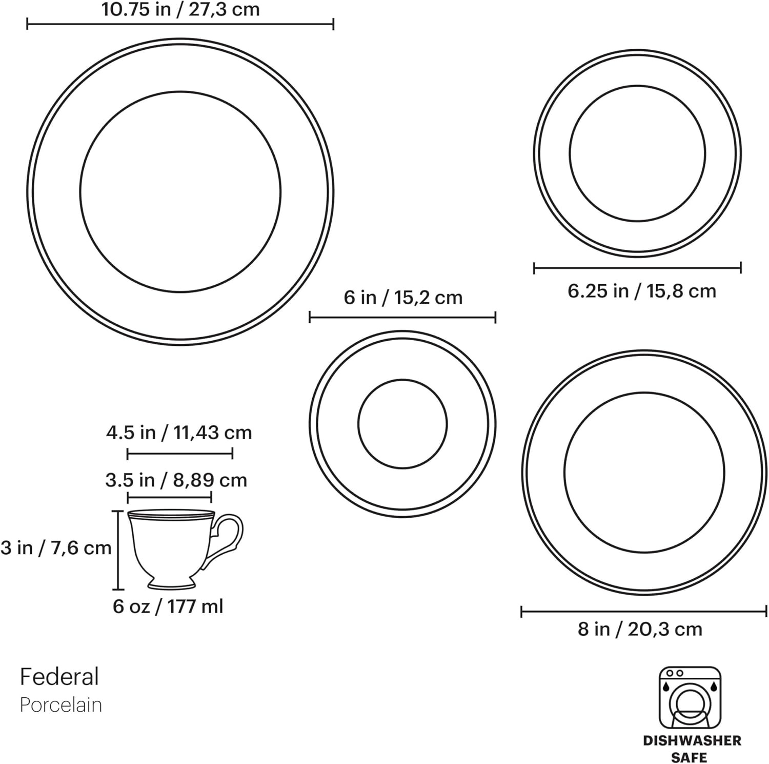 image:imageLenox 853817 Federal Gold Place Setting Bowl5Piece Place Setting