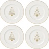 Christmas Accent Plates  Set of 4