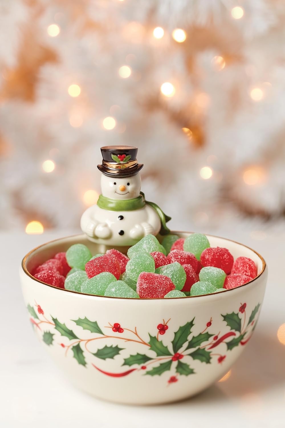 image:imageLenox 898092 Holiday Rectangular Baking Dish Large Christmas Festive Kitchen DecorBowl Snowman