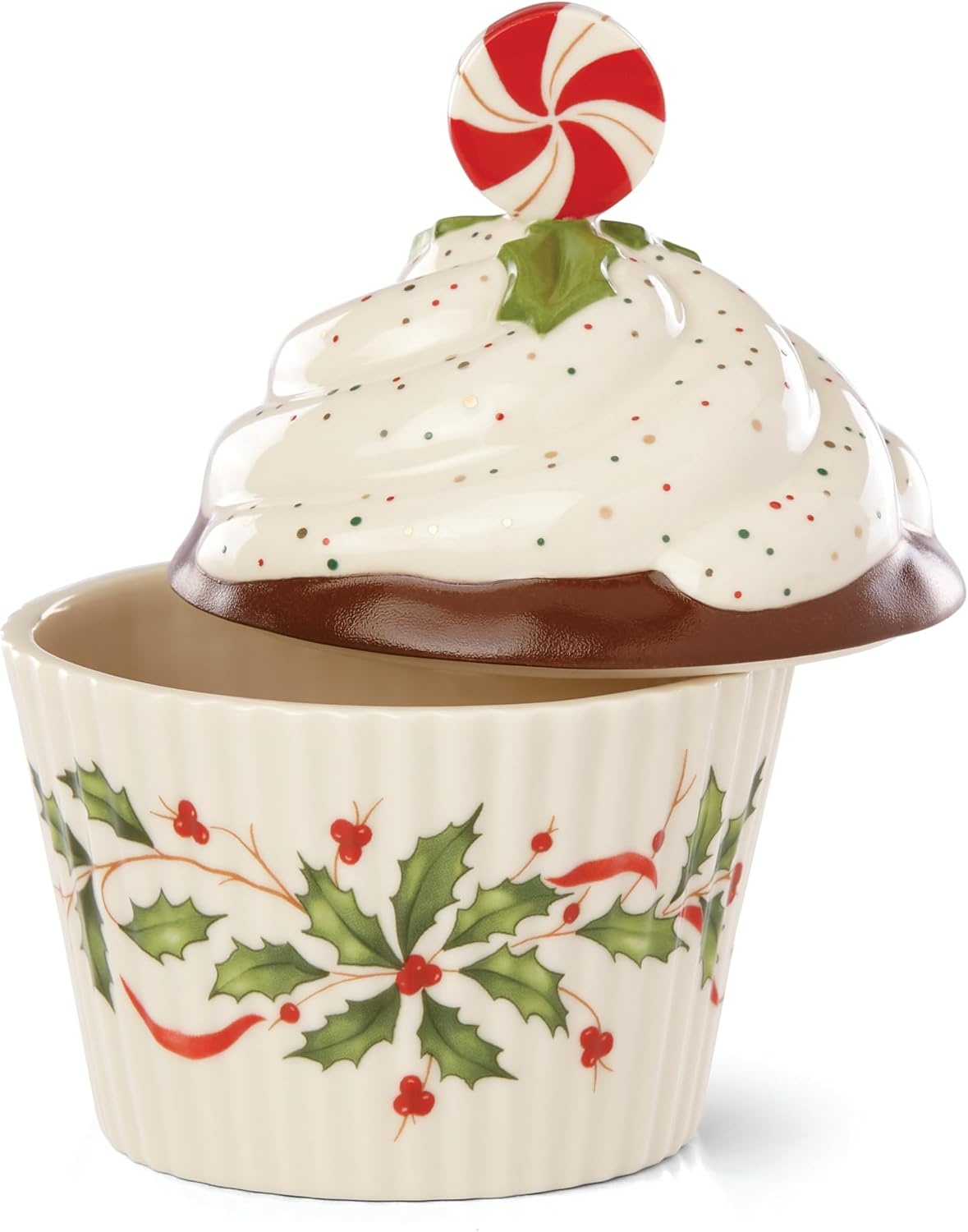 image:imageLenox 898092 Holiday Rectangular Baking Dish Large Christmas Festive Kitchen DecorCandy Dish Cupcake