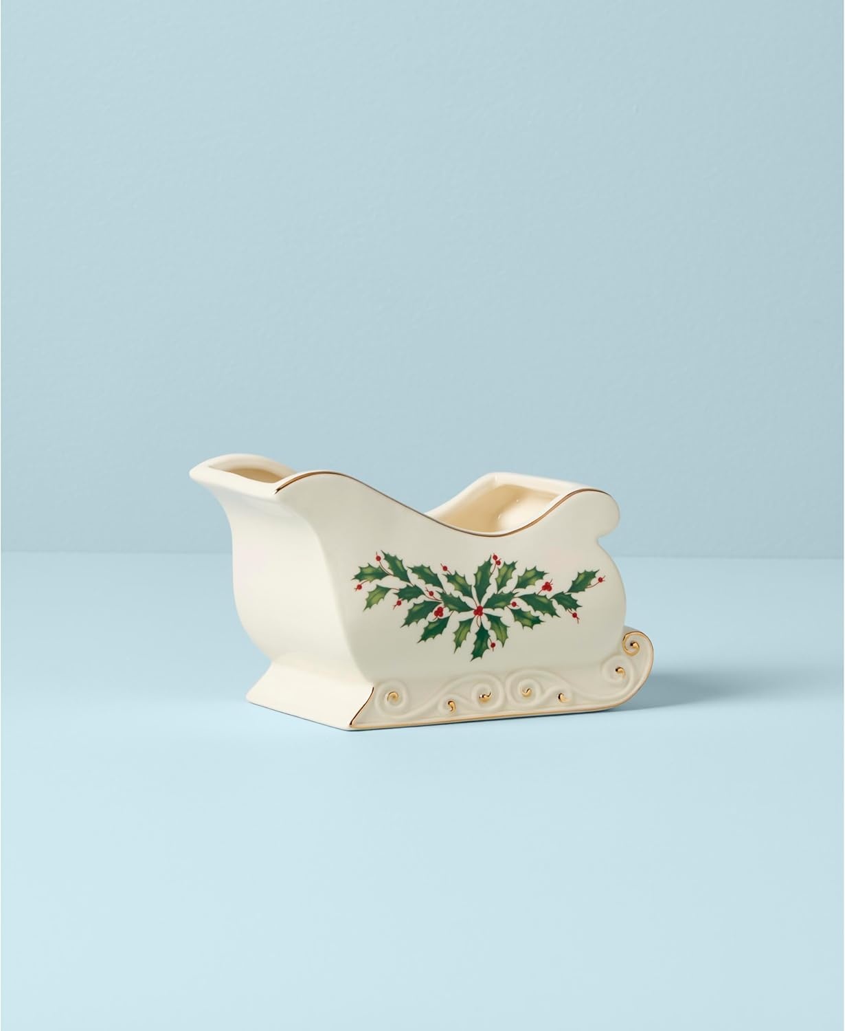 image:imageLenox 898092 Holiday Rectangular Baking Dish Large Christmas Festive Kitchen DecorCandy Dish Sleigh