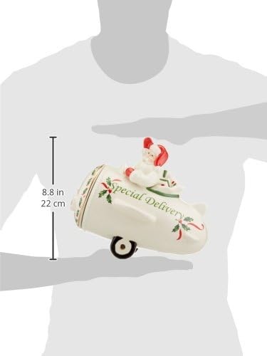 image:imageLenox 898092 Holiday Rectangular Baking Dish Large Christmas Festive Kitchen DecorCookie Jar