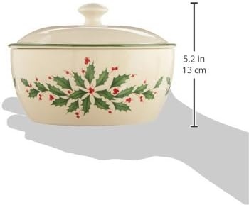 image:imageLenox 898092 Holiday Rectangular Baking Dish Large Christmas Festive Kitchen DecorCovered Casserole