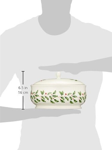image:imageLenox 898092 Holiday Rectangular Baking Dish Large Christmas Festive Kitchen DecorCovered Dish