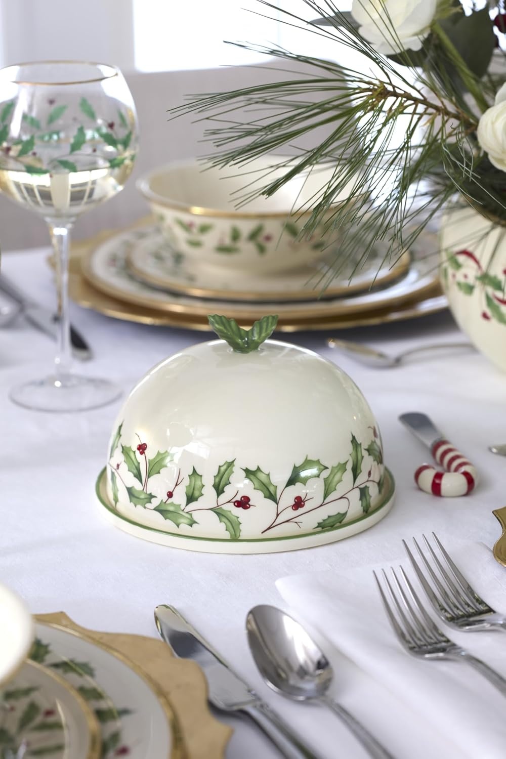 image:imageLenox 898092 Holiday Rectangular Baking Dish Large Christmas Festive Kitchen DecorCovered Dish Small