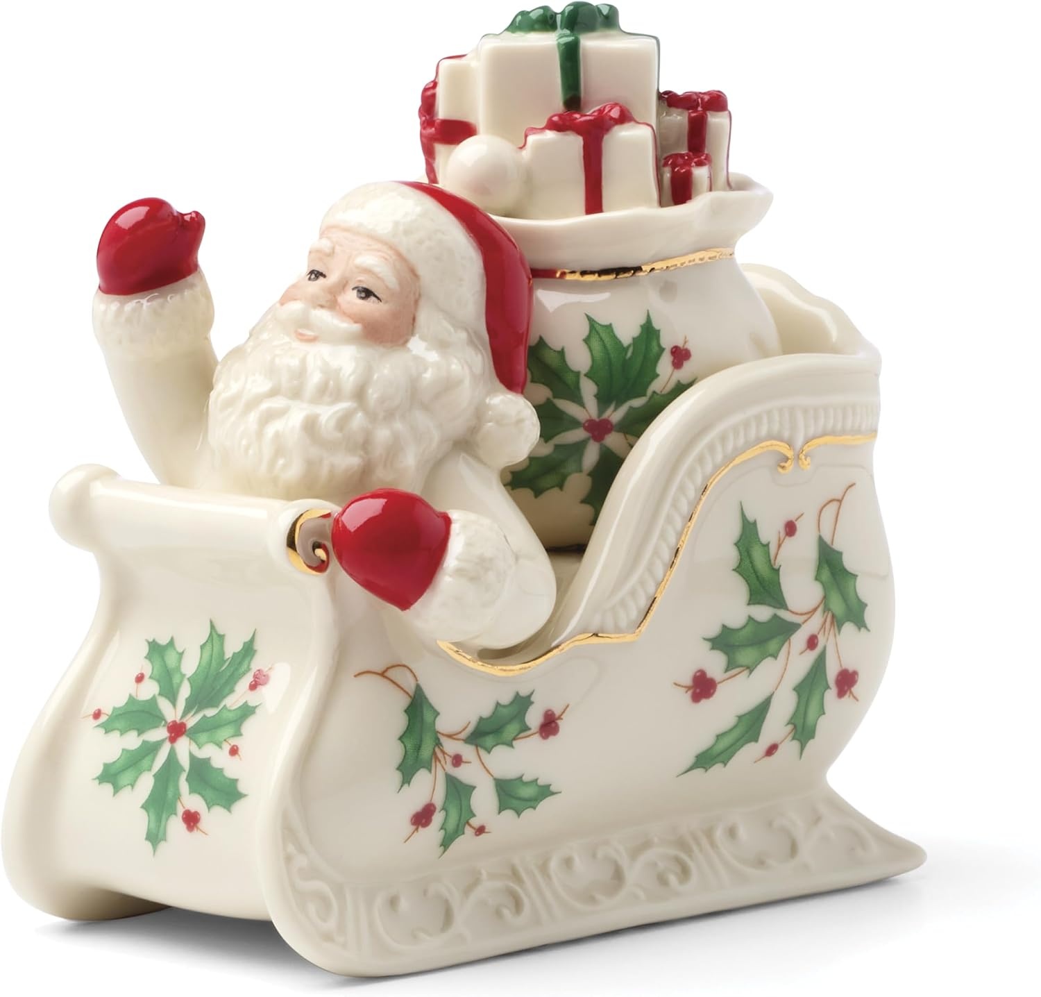 image:imageLenox 898092 Holiday Rectangular Baking Dish Large Christmas Festive Kitchen DecorFigural Salt Pepper Set