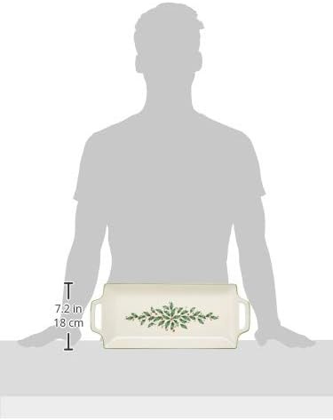 image:imageLenox 898092 Holiday Rectangular Baking Dish Large Christmas Festive Kitchen DecorHors DOeuvres Tray