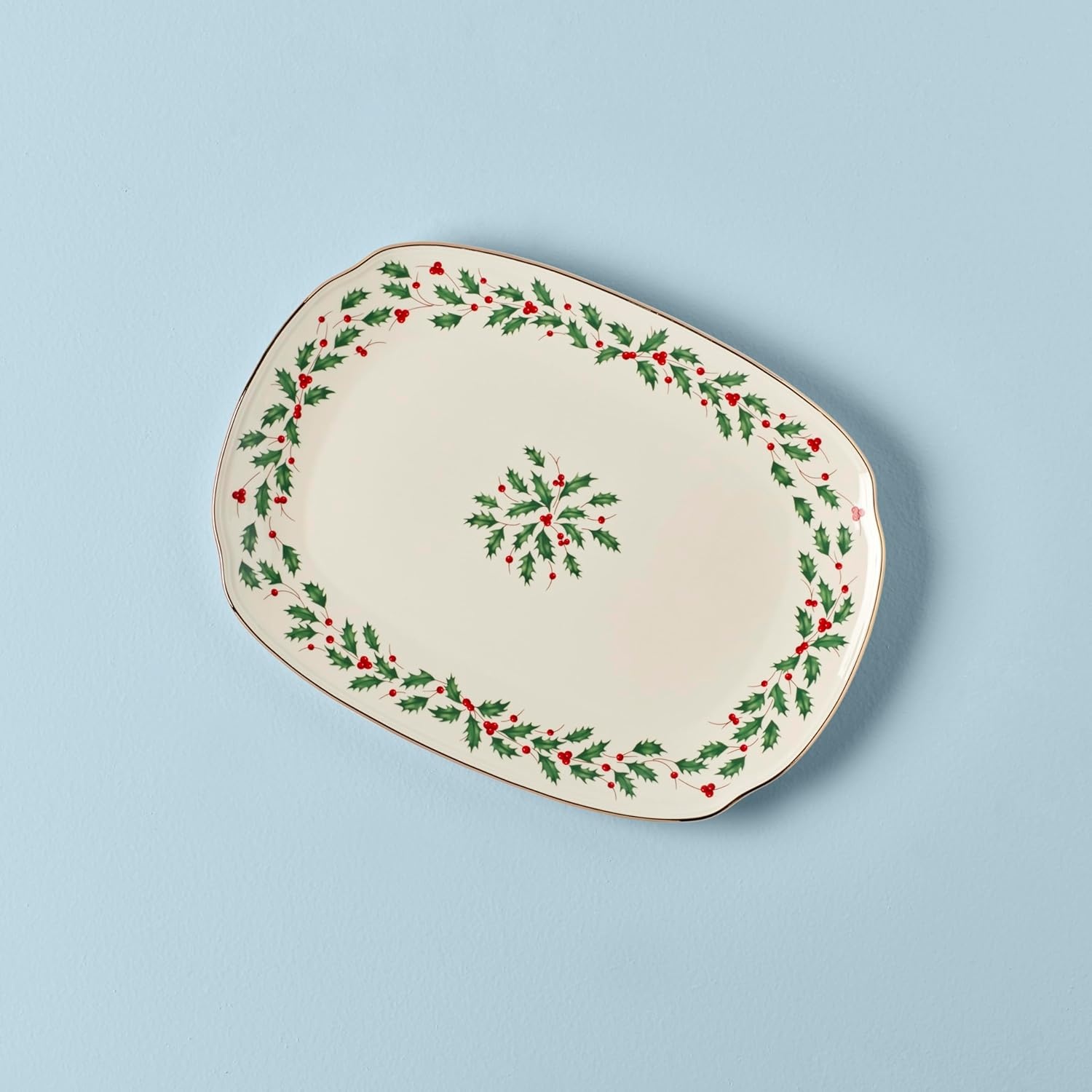 image:imageLenox 898092 Holiday Rectangular Baking Dish Large Christmas Festive Kitchen DecorOblong Platter