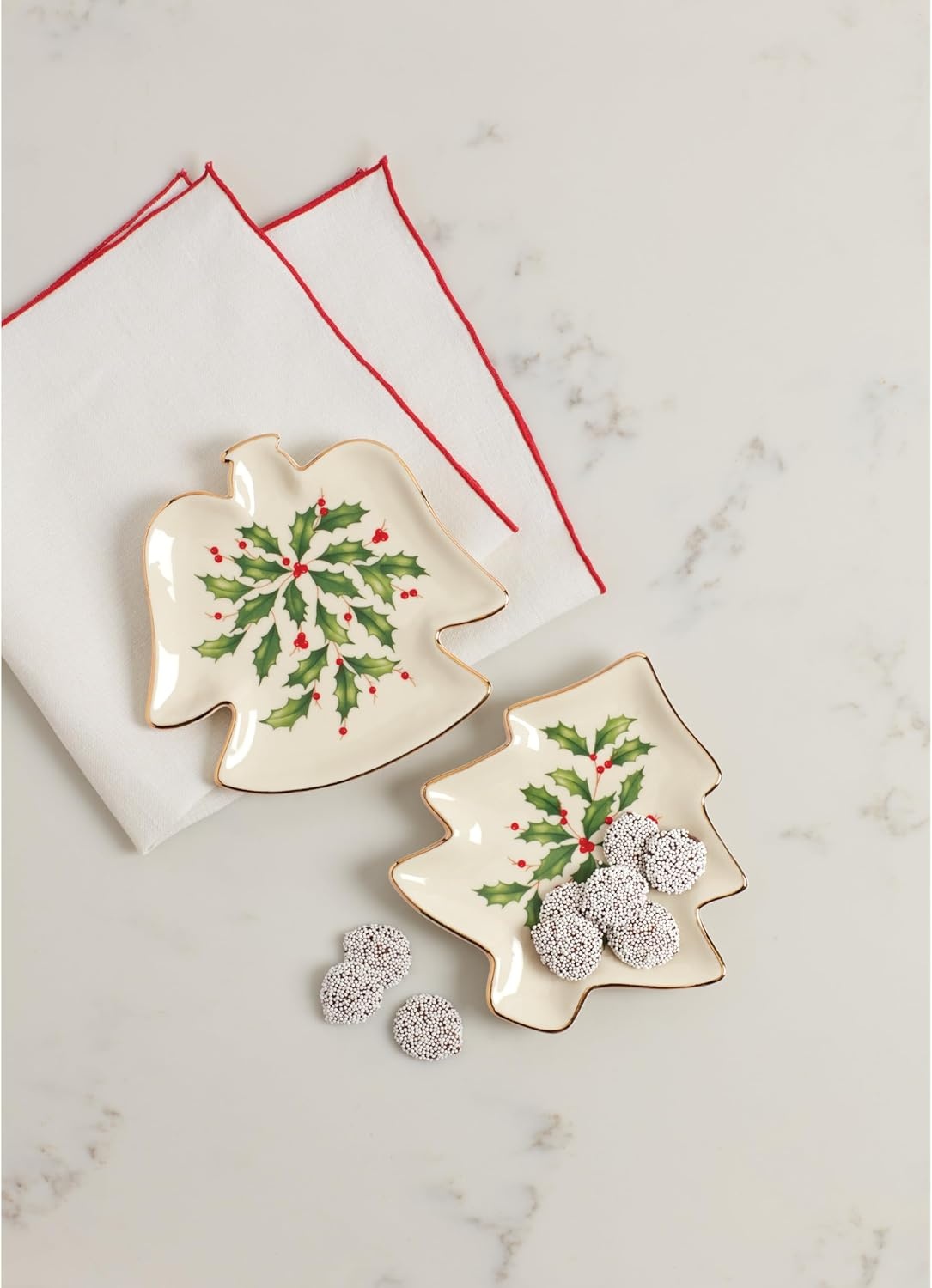 image:imageLenox 898092 Holiday Rectangular Baking Dish Large Christmas Festive Kitchen DecorParty Plate