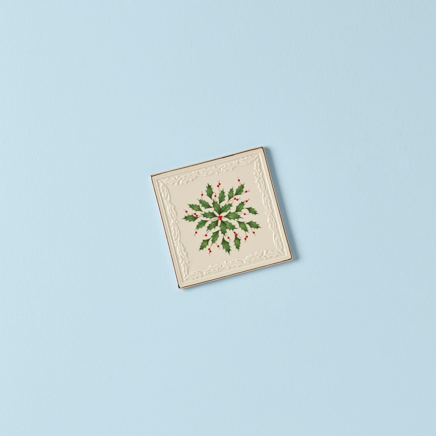 image:imageLenox 898092 Holiday Rectangular Baking Dish Large Christmas Festive Kitchen DecorTrivet