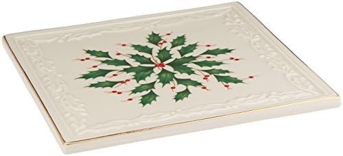 image:imageLenox 898092 Holiday Rectangular Baking Dish Large Christmas Festive Kitchen DecorTrivet