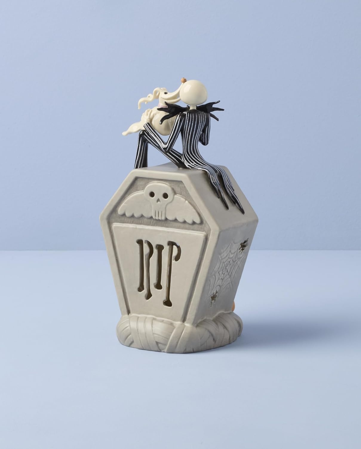 image:imageLenox 898877 Jack Skellington Sledding OrnamentLit Figurine