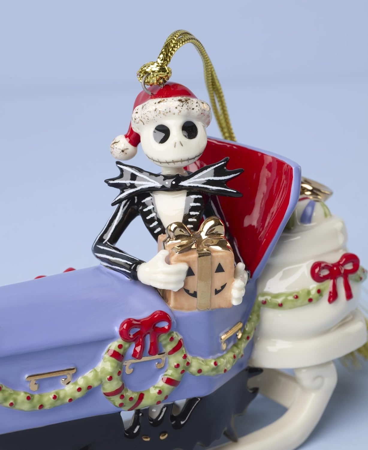 image:imageLenox 898877 Jack Skellington Sledding OrnamentOrnament Sleigh