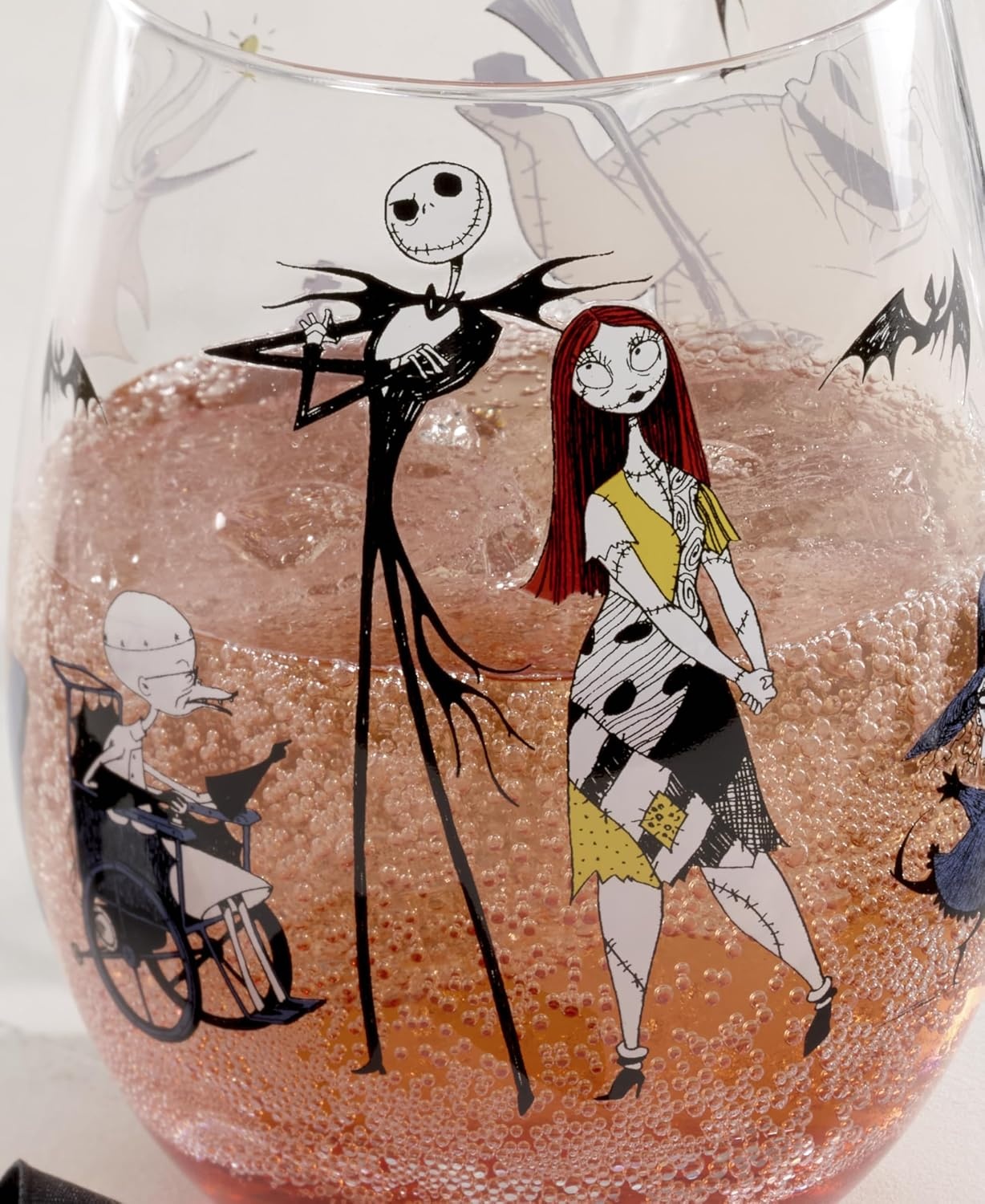 image:imageLenox 898877 Jack Skellington Sledding OrnamentTumbers Set of 4