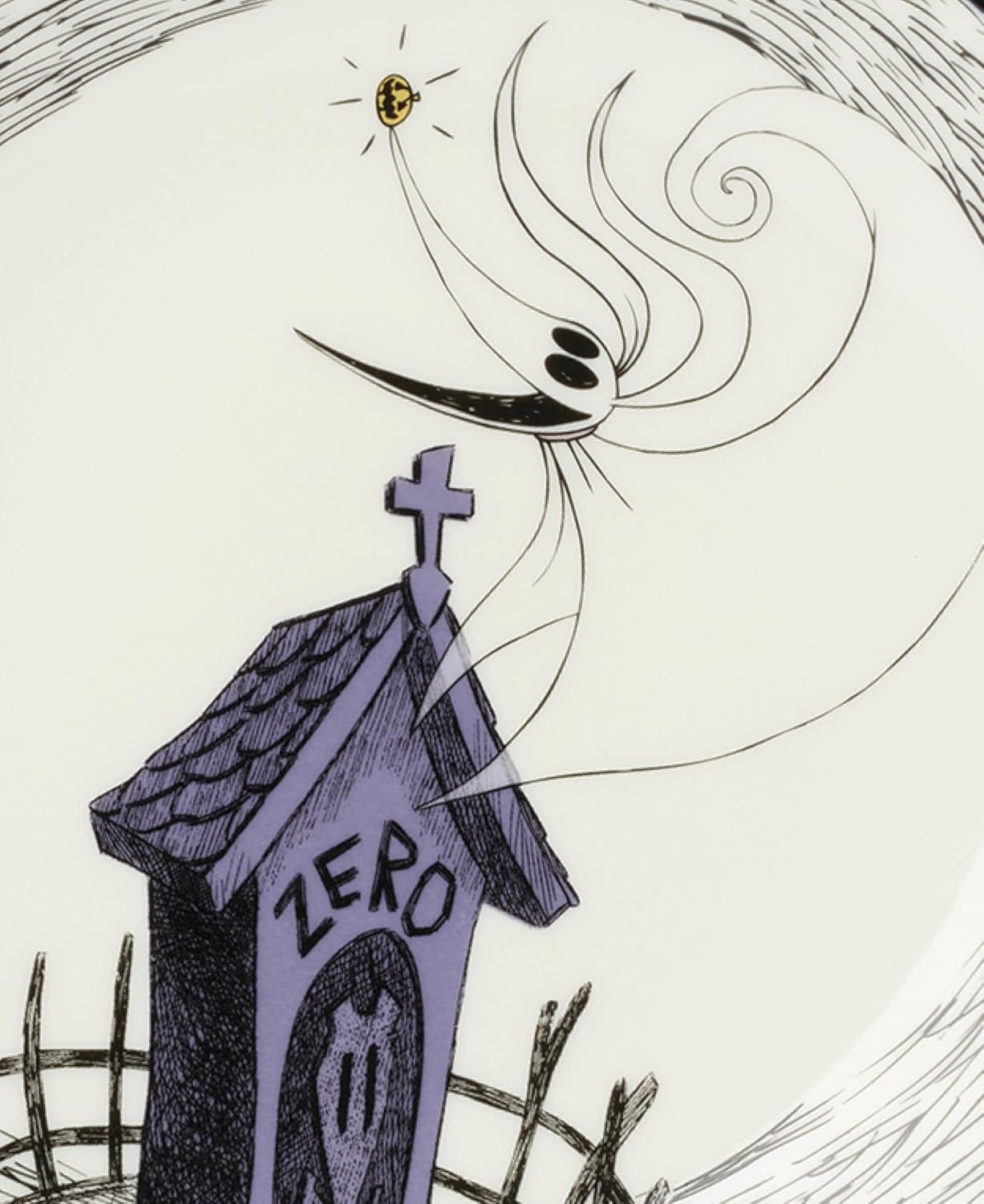 image:imageLenox 899028 Nightmare Before Christmas Hors Doeuvres TrayAccent Plates