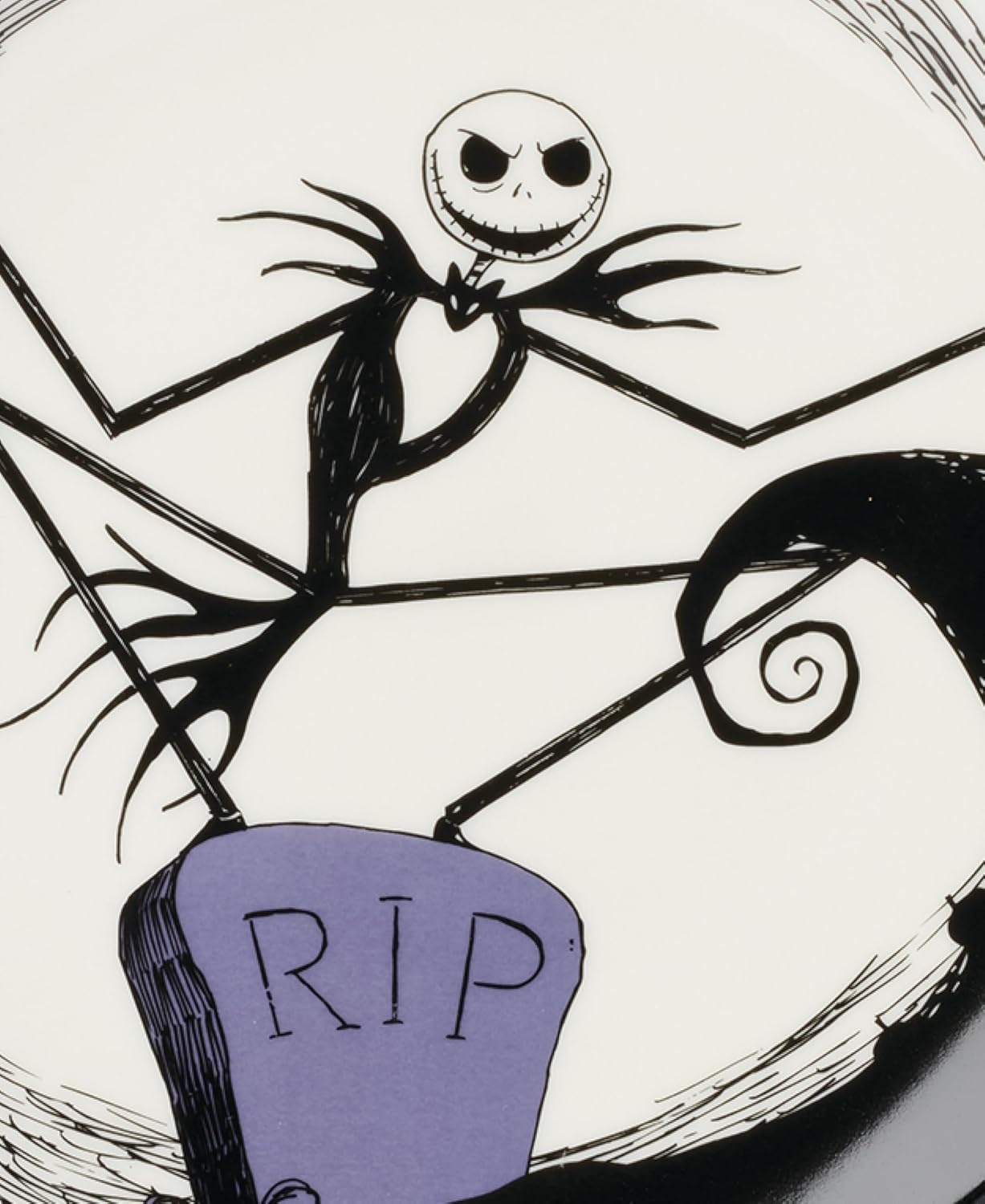 image:imageLenox 899028 Nightmare Before Christmas Hors Doeuvres TrayAccent Plates