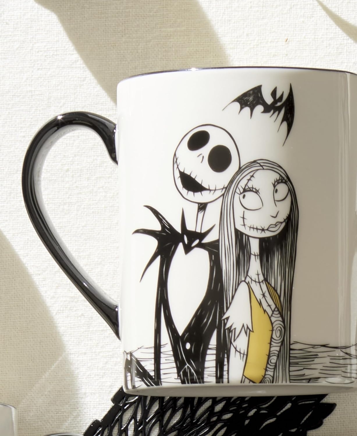 image:imageLenox 899028 Nightmare Before Christmas Hors Doeuvres TrayMugs Set of 4