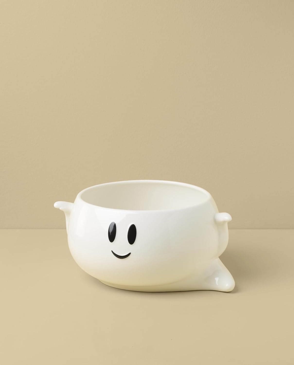 image:imageLenox Halloween Collection Pumpkin Figural Hors dOeuvres TrayCandy Bowl Ghost