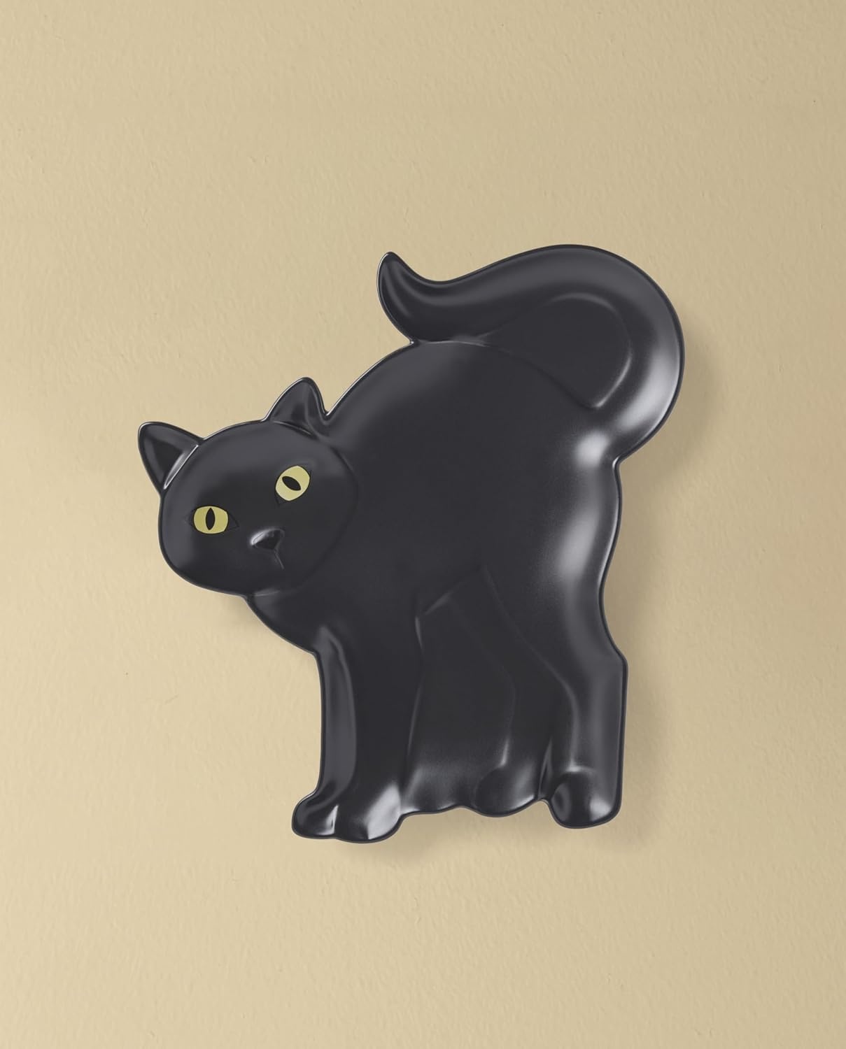 image:imageLenox Halloween Collection Pumpkin Figural Hors dOeuvres TrayServing Tray Cat