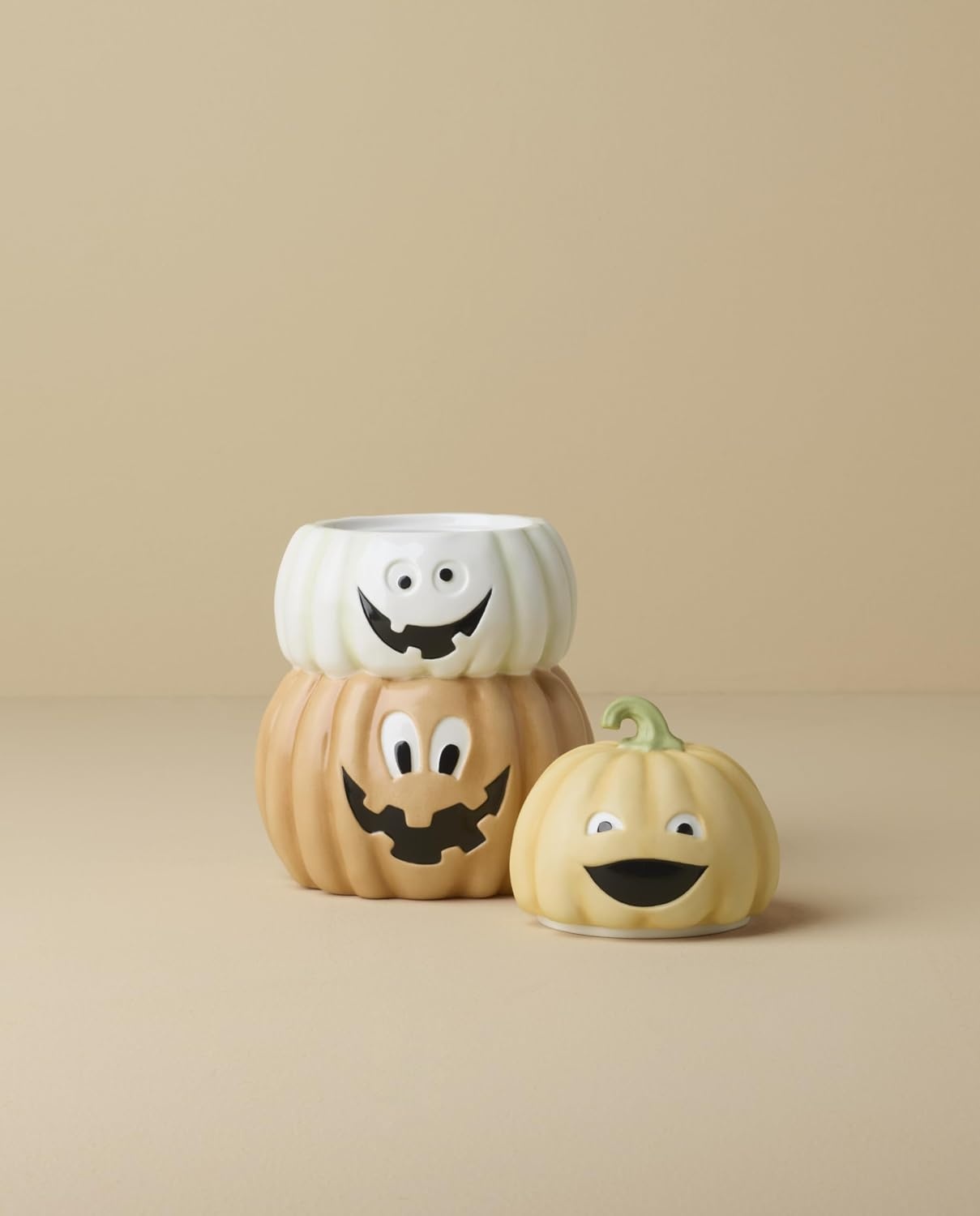 image:imageLenox Halloween Collection Pumpkin Treat Jar with Sound
