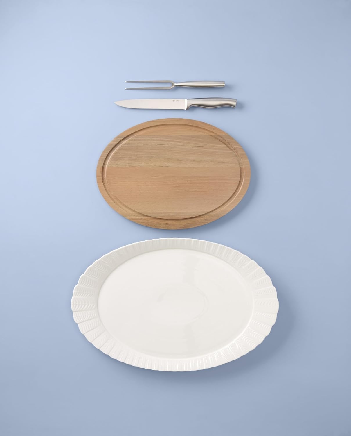 image:imageLenox Harvest Turkey Platter and Carving Set 4PiecePlatter Carving 4 Pc