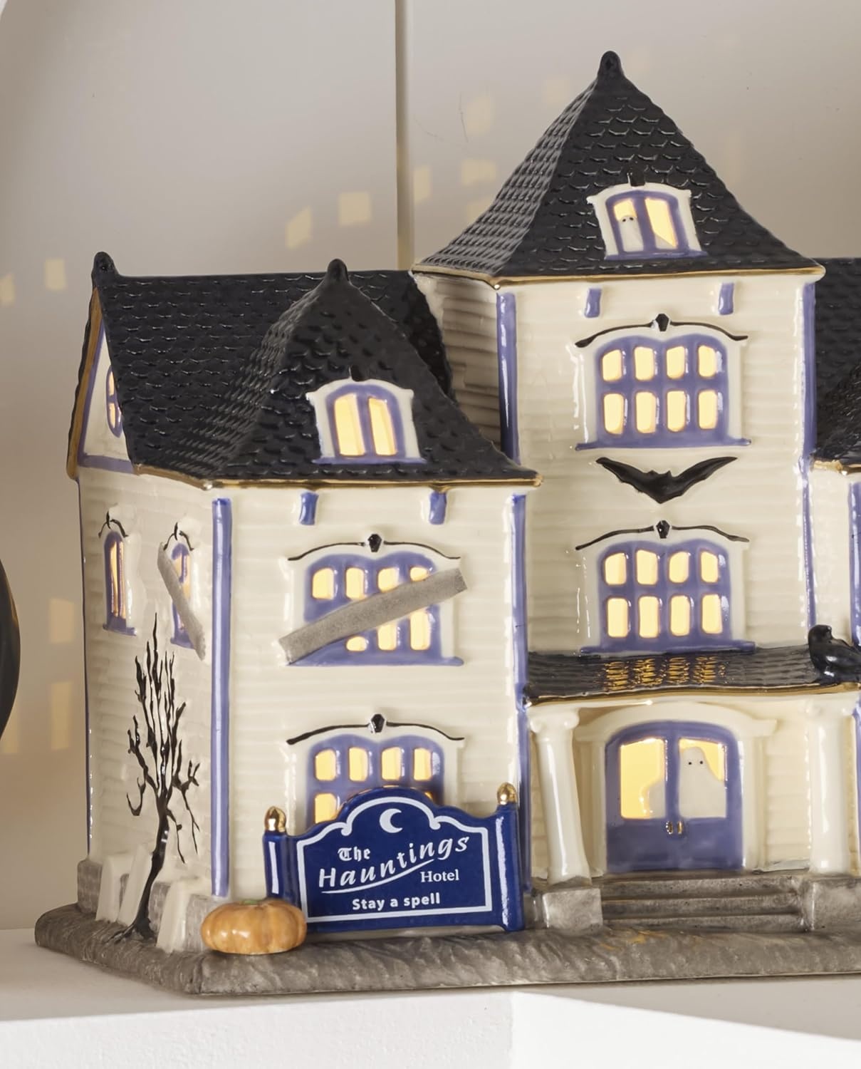 image:imageLenox Vintage Halloween Apothecary Potion Shop LightUp FigurineHotel