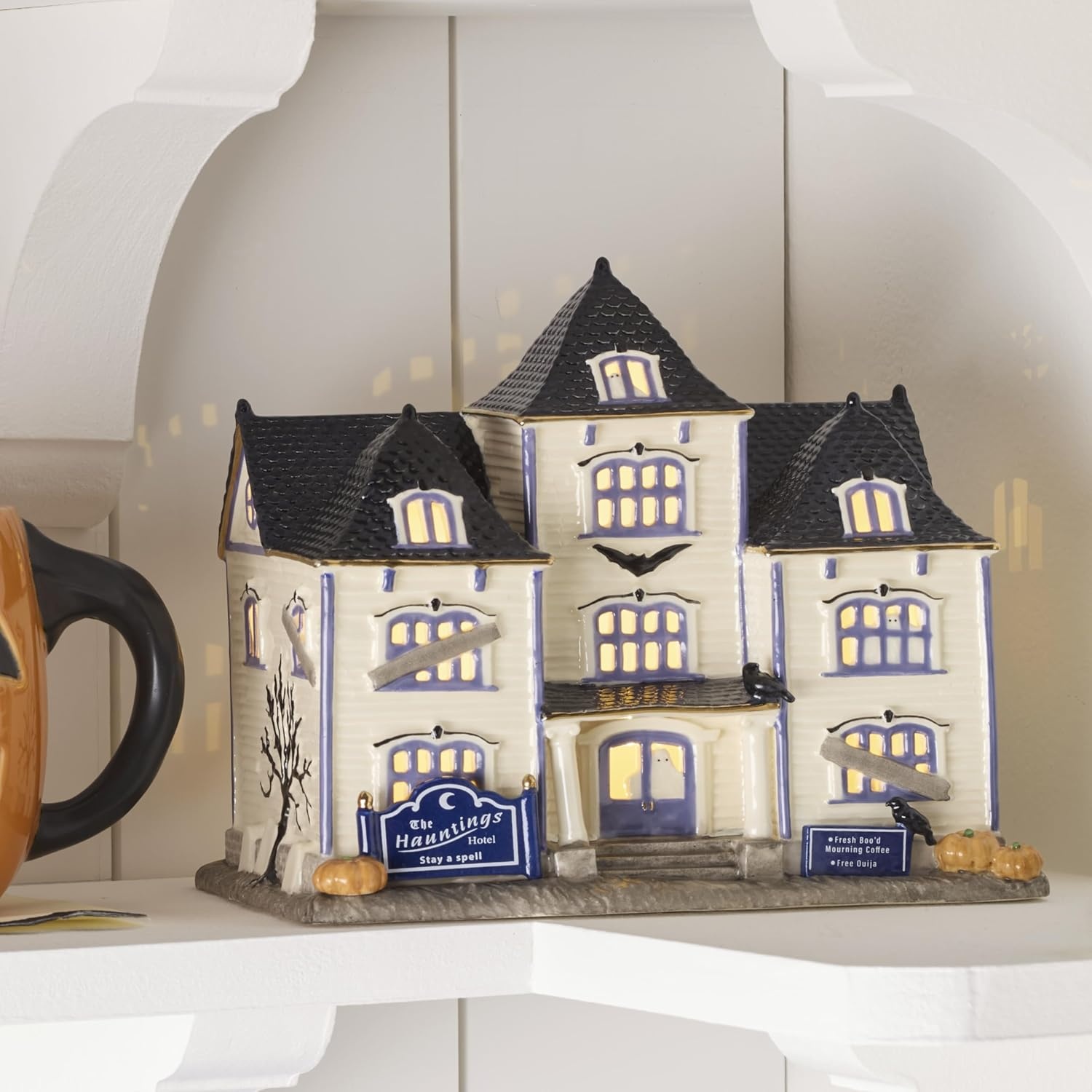 image:imageLenox Vintage Halloween Apothecary Potion Shop LightUp FigurineHotel