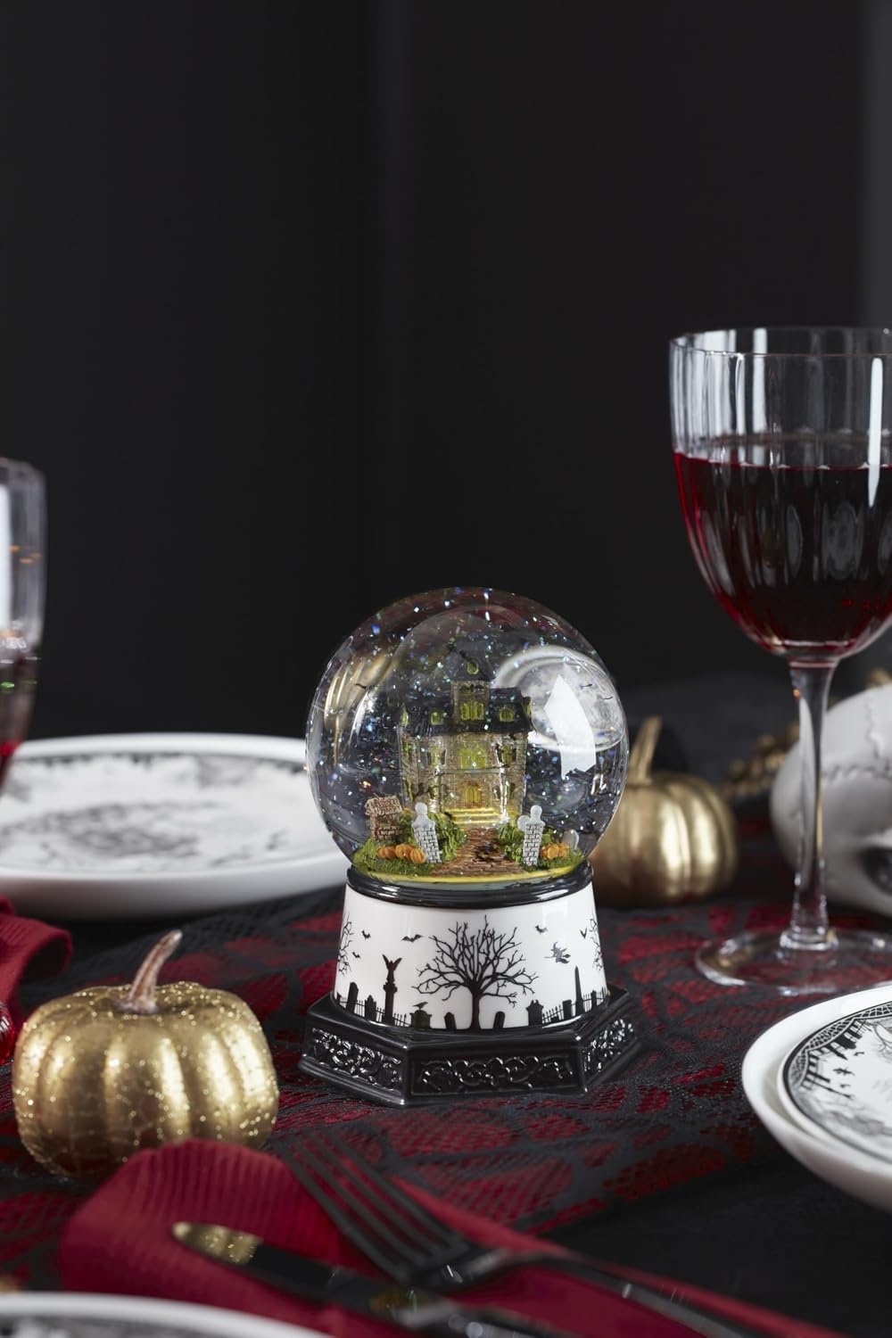 image:imageLenox Vintage Halloween Apothecary Potion Shop LightUp FigurineWater Globe
