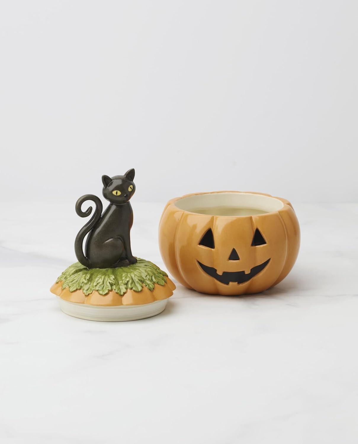 image:imageLenox Vintage Halloween Collection Haunted Manor Dinner Plate Set 4PieceCandy Jar