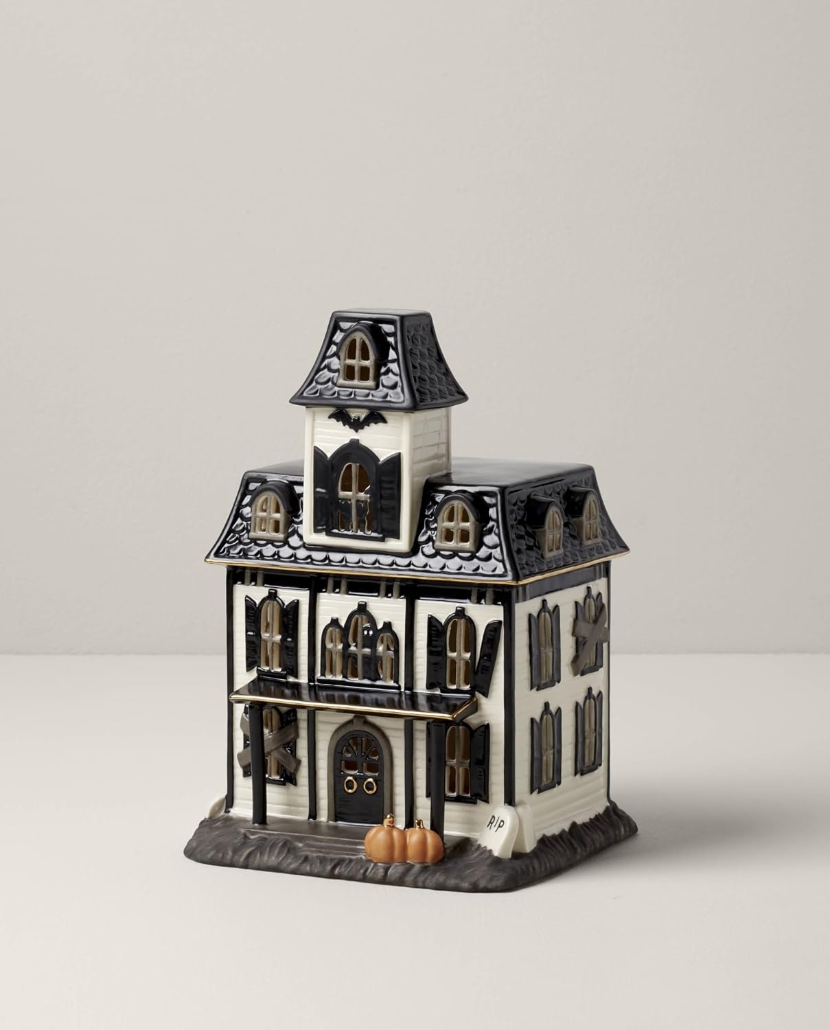 image:imageLenox Vintage Halloween Collection Haunted Manor Dinner Plate Set 4PieceFigurine House