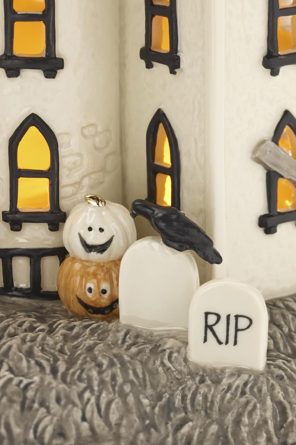 image:imageLenox Vintage Halloween Collection Haunted Manor Dinner Plate Set 4PieceFigurine Manon