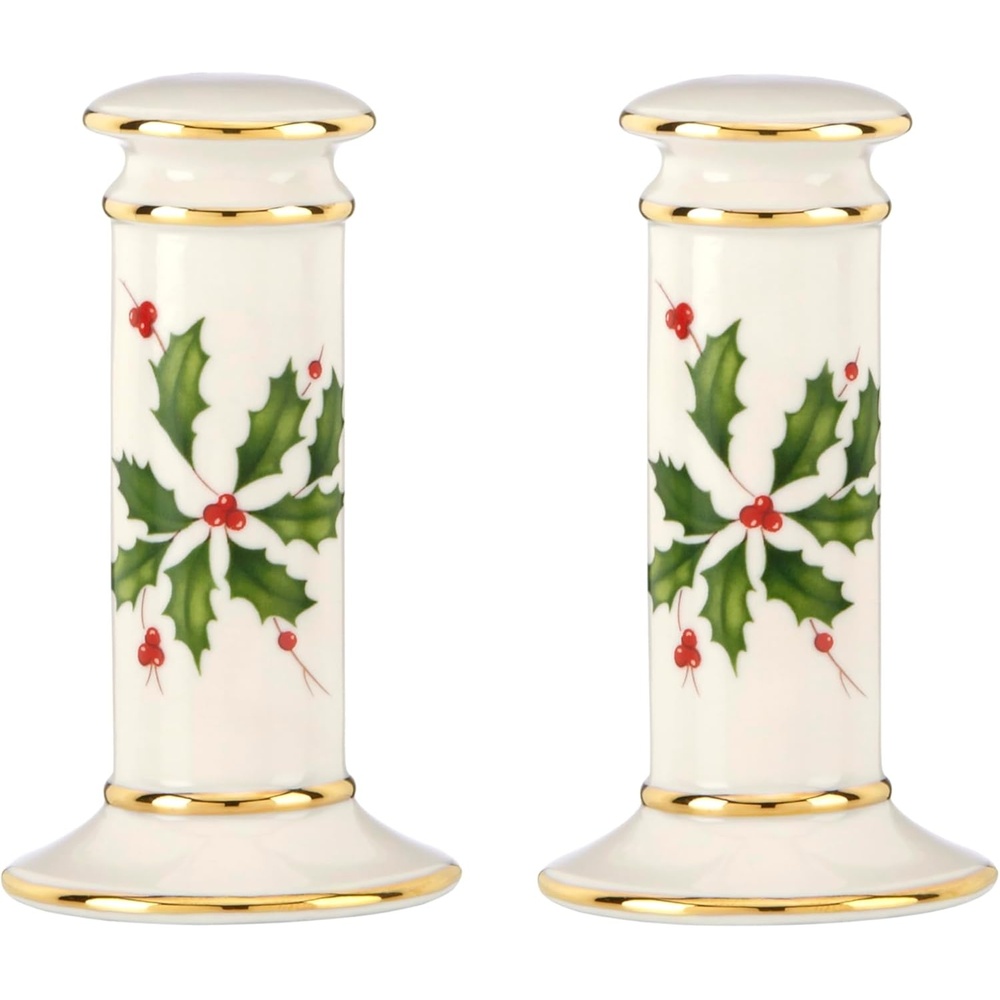image:imageLenox 898092 Holiday Rectangular Baking Dish Large Christmas Festive Kitchen DecorSalt Pepper Set
