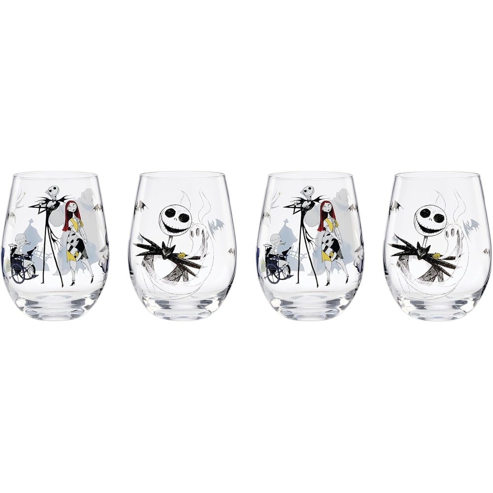 image:imageLenox 898877 Jack Skellington Sledding OrnamentTumbers Set of 4