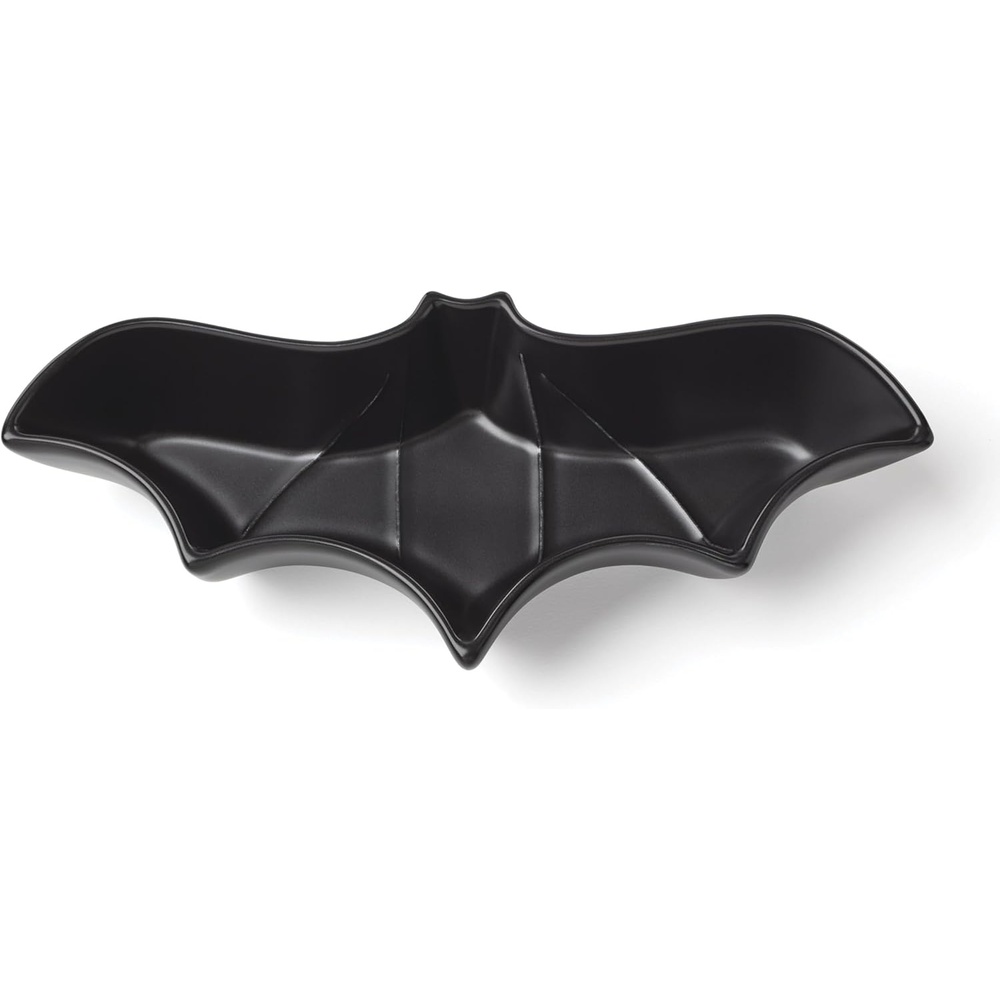 image:imageLenox Halloween Collection Pumpkin Figural Hors dOeuvres TrayBat Dish