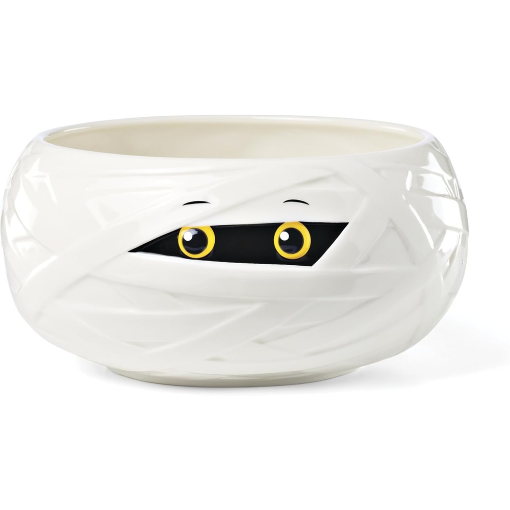 image:imageLenox Halloween Collection Pumpkin Figural Hors dOeuvres TrayCandy Bowl  Mummy