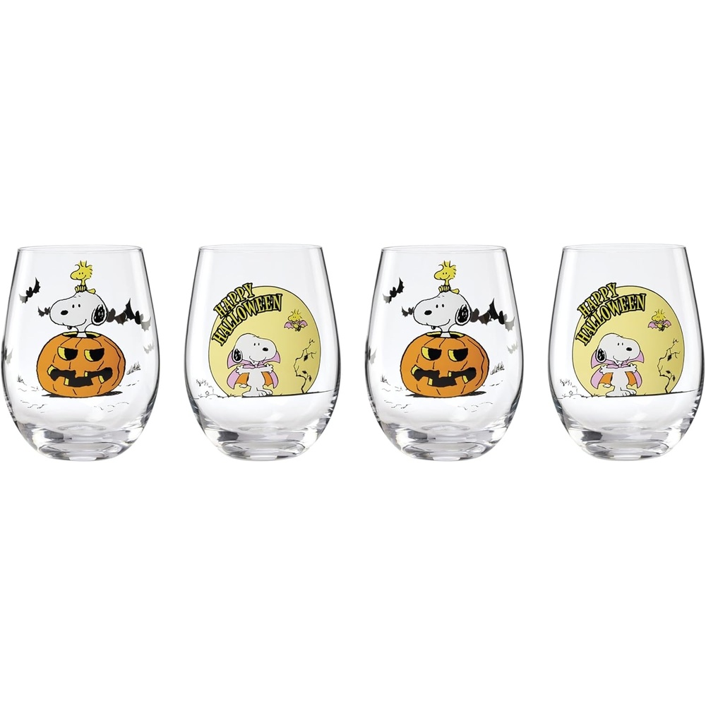 image:imageLenox The Great Pumpkin Collection Peanuts Halloween Dcor and Serveware Tumbler Set 4PieceTumblers Set Of 4